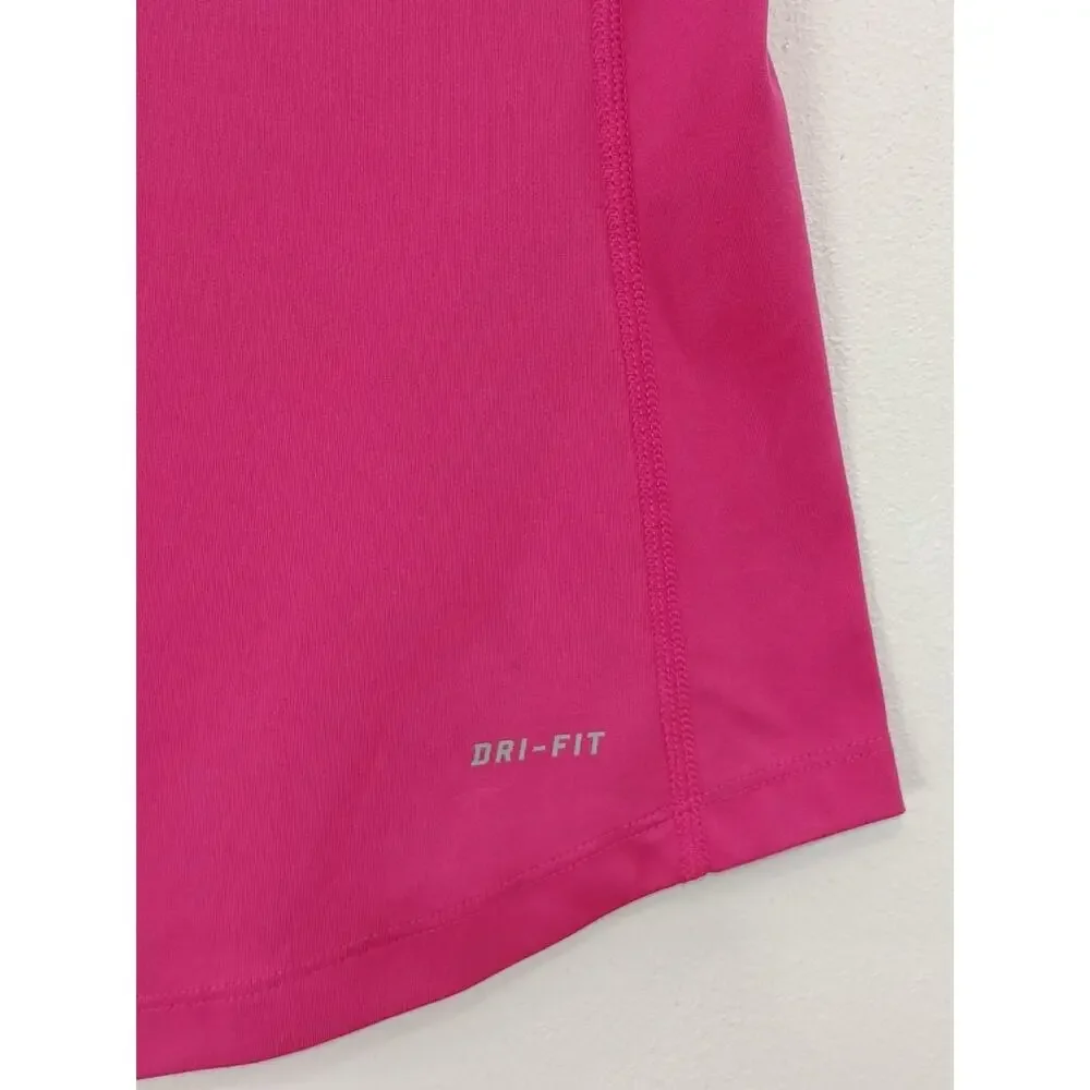 Nike Dri-Fit Women's Running Tank Top Bright Pink Size Small